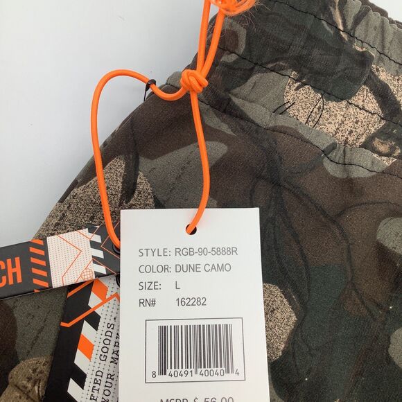 RGSTR Mens Dune Camo Premium Tech Cargo‎ Pants Size Large NWT - Picture 5 of 10